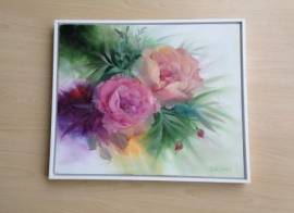 Selbsbausatz Kombinationsrahmen wei� f�r 60 x 60 cm - Bild vergr��ern 